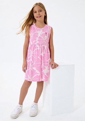 US POLO ASSN Pembe Kız Çocuk Basic Elbise