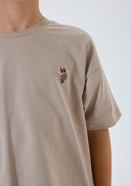 US POLO ASSN Bej Erkek Çocuk Pijama Takımı