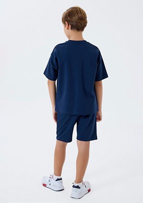 US POLO ASSN Lacivert Erkek Çocuk Pijama Takımı