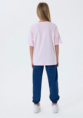 US POLO ASSN Pembe Kız Çocuk Eşofman Takımı