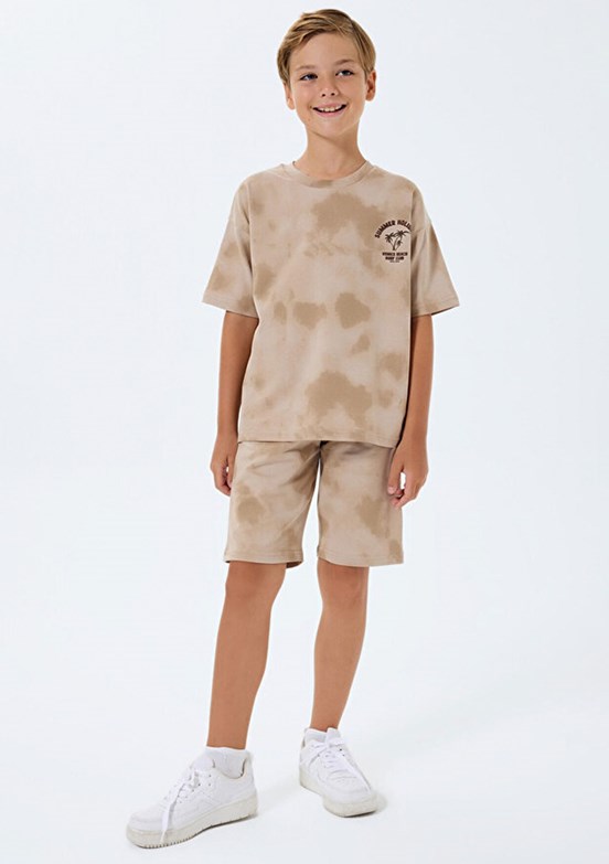 ROLY POLY - RP3730-2 Erkek Çocuk Bej Pijama Takımı