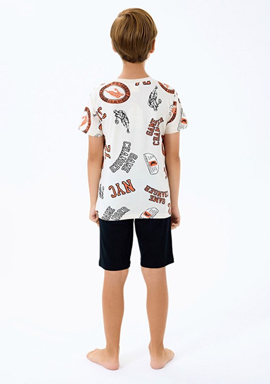 ROLY POLY - RP3731-2 Erkek Çocuk Bej Pijama Takımı