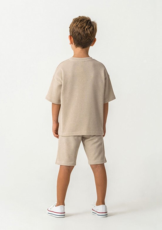 ROLY POLY - RP3725-2 Erkek Çocuk Bej Pijama Takımı
