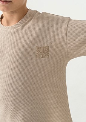 ROLY POLY - RP3725-2 Erkek Çocuk Bej Pijama Takımı