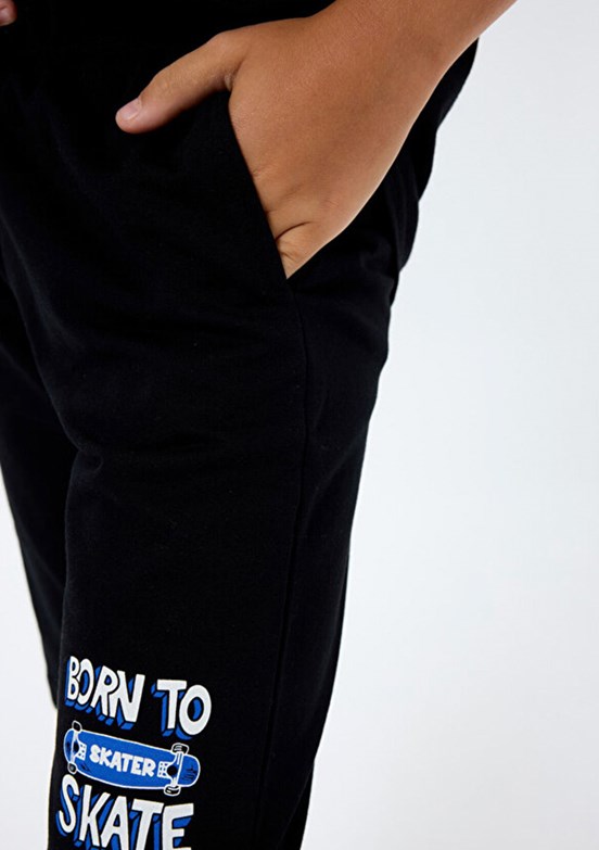 ROLY POLY - RP3733-G Erkek Çocuk Siyah Pijama Takımı