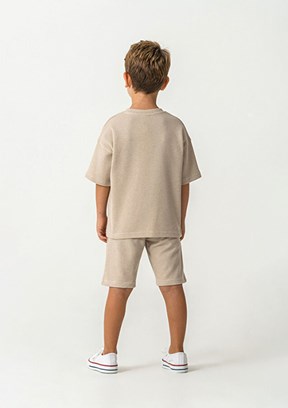 ROLY POLY - RP3725-G Erkek Çocuk Bej Pijama Takımı