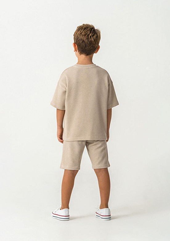 ROLY POLY - RP3725-G Erkek Çocuk Bej Pijama Takımı