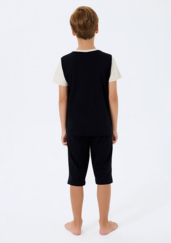 ROLY POLY - RP3744-2 Erkek Çocuk Siyah Pijama Takımı