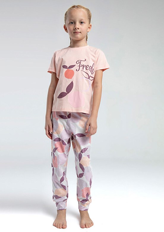 ROLY POLY - RP3617-G Kız Çocuk Turuncu Pijama Takımı
