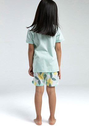 ROLY POLY - RP3618-G Kız Çocuk Yeşil Pijama Takımı