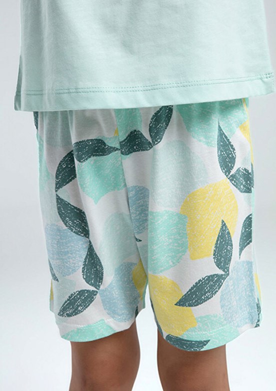 ROLY POLY - RP3618-G Kız Çocuk Yeşil Pijama Takımı
