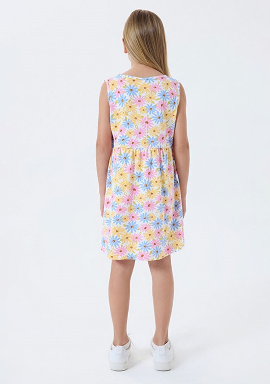 ROLY POLY - RP3784-3 Kız Çocuk BeyazBasic Elbise