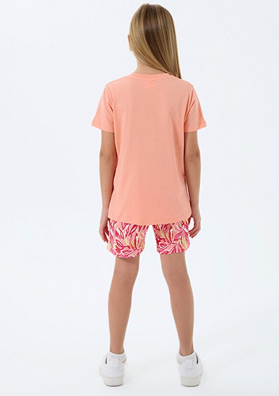 ROLY POLY - RP3806-2 Kız Çocuk Turuncu Pijama Takımı
