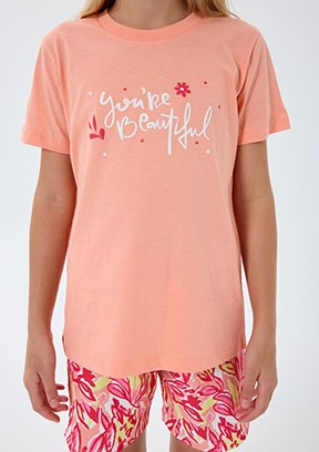 ROLY POLY - RP3806-2 Kız Çocuk Turuncu Pijama Takımı