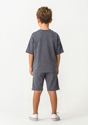 ROLY POLY - RP3728-G Erkek Çocuk Füme Pijama Takımı