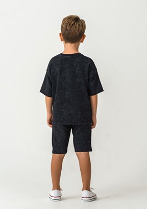 ROLY POLY - RP3734-2 Erkek Çocuk Siyah Pijama Takımı