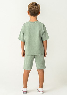 ROLY POLY - RP3734-2 Erkek Çocuk Yeşil Pijama Takımı