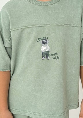 ROLY POLY - RP3734-2 Erkek Çocuk Yeşil Pijama Takımı