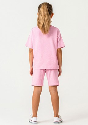 ROLY POLY - RP3802-G Kız Çocuk Pembe Pijama Takımı