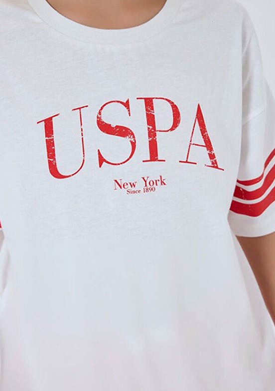 US POLO ASSN Beyaz Kız Çocuk Eşofman Takımı