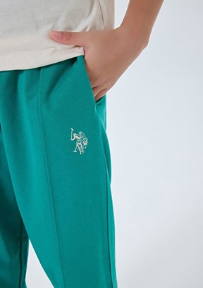 US POLO ASSN Bej Kız Çocuk Eşofman Takımı