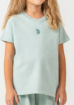 US POLO ASSN Yeşil Kız Çocuk Eşofman Takımı