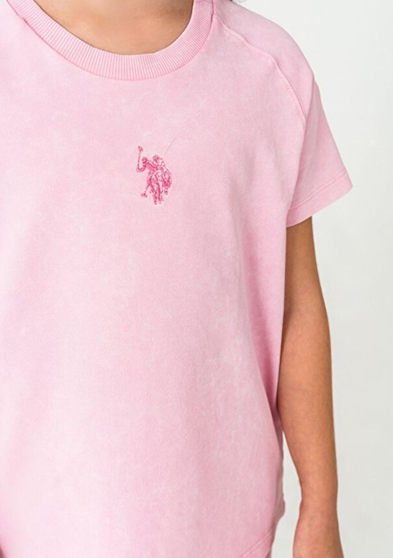 US POLO ASSN Pembe Kız Çocuk Eşofman Takımı