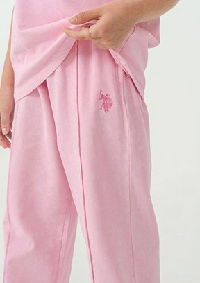 US POLO ASSN Pembe Kız Çocuk Eşofman Takımı