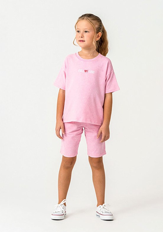 ROLY POLY - RP3802-2 Kız Çocuk Pembe Pijama Takımı