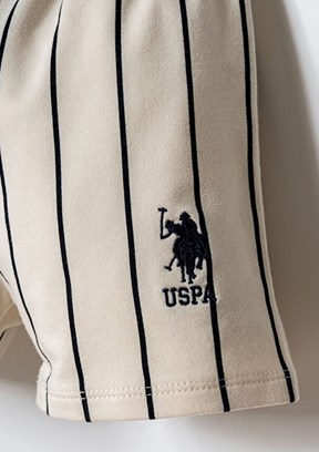 US POLO ASSN Lacivert Erkek Bebek Şortlu İkili Takım