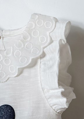 US POLO ASSN Beyaz Kız Bebek Eşofman Takımı