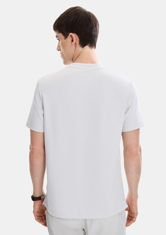 BACKANDBOND - BTS1006700000 Erkek Gri Basic T-Shirt