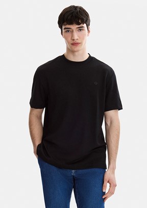 BACKANDBOND - BTS1006700000 Erkek Siyah Basic T-Shirt