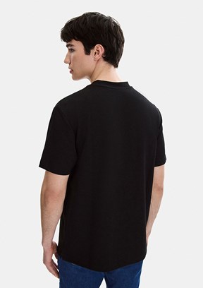 BACKANDBOND - BTS1006700000 Erkek Siyah Basic T-Shirt