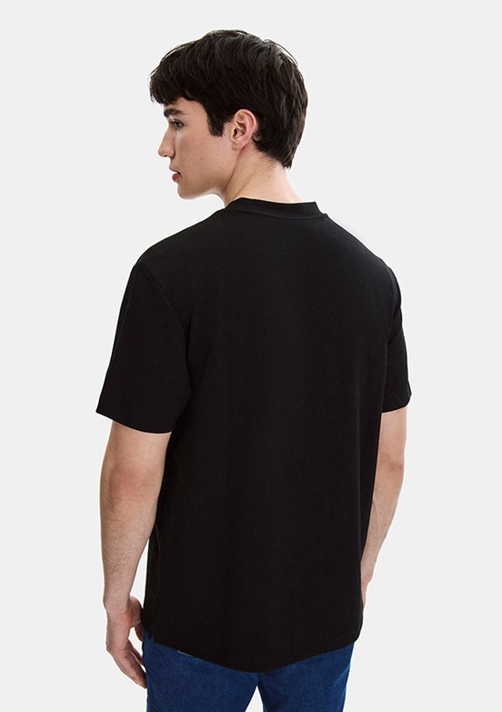 BACKANDBOND - BTS1006700000 Erkek Siyah Basic T-Shirt