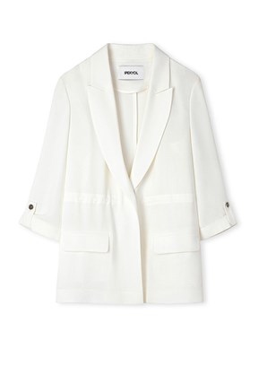 İPEKYOL Beyaz Kadın Blazer Ceket