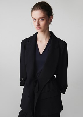 İPEKYOL Siyah Kadın Blazer Ceket