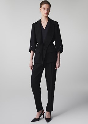 İPEKYOL Siyah Kadın Blazer Ceket