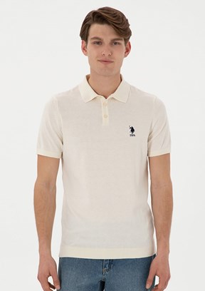 US POLO ASSN Erkek Beyaz Regular Kazak