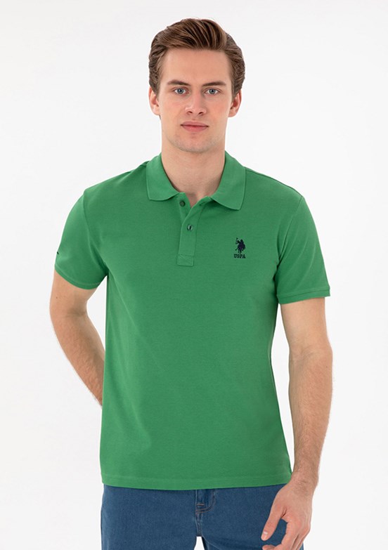 US POLO ASSN Erkek Yeşil Basic T-Shirt