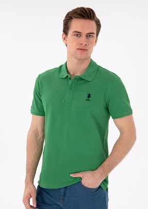 US POLO ASSN Erkek Yeşil Basic T-Shirt