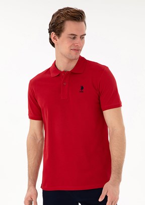 US POLO ASSN Erkek Kırmızı Basic T-Shirt