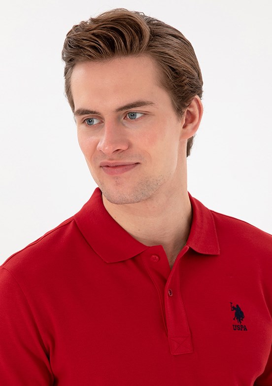 US POLO ASSN Erkek Kırmızı Basic T-Shirt