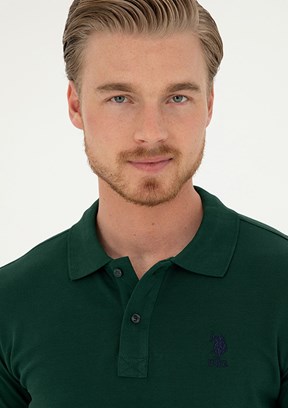 US POLO ASSN Erkek Yeşil Basic T-Shirt