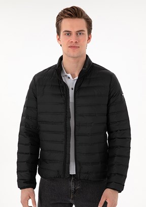 US POLO ASSN Erkek Siyah Basic Mont
