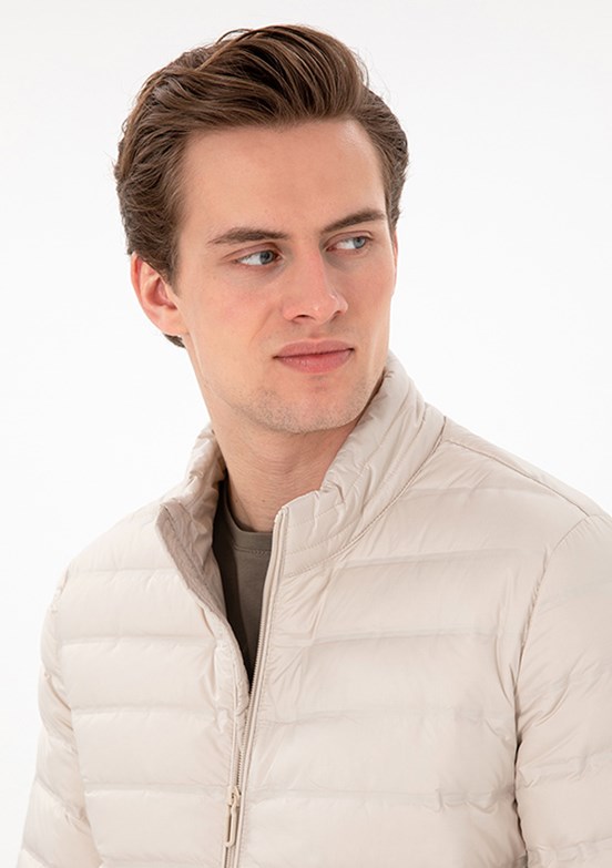 US POLO ASSN Erkek Bej Basic Mont