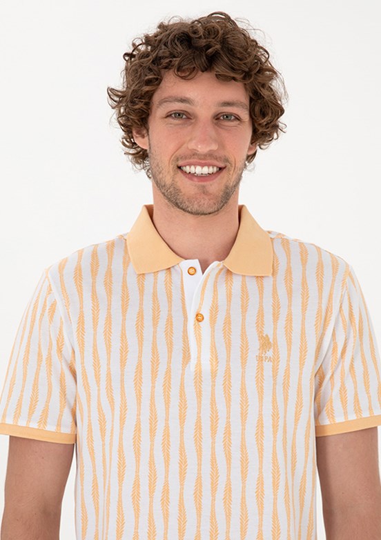 US POLO ASSN Erkek Turuncu Regular T-Shirt