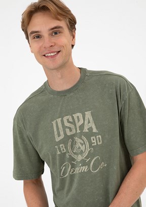 US POLO ASSN Erkek Bej Comfort T-Shirt