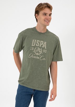 US POLO ASSN Erkek Bej Comfort T-Shirt