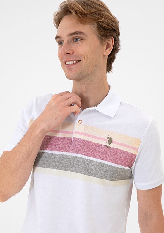 US POLO ASSN Erkek Bej Regular T-Shirt